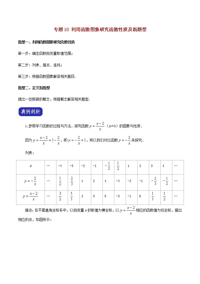 压轴专题18利用函数图象研究函数性质及新题型14题8页第1页