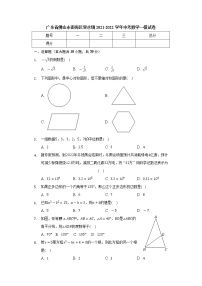 2022年广东省佛山市南海区里水镇中考数学一模试卷（含答案）