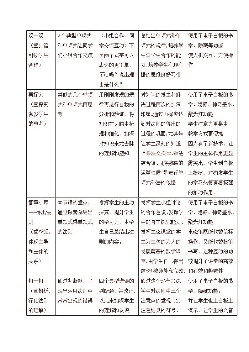 苏科版七年级数学下册 9.1 单项式乘单项式(10) 教案第2页
