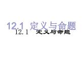 2020-2021学年 苏科版七年级数学下册-12.1 定义与命题 课件