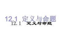 初中数学苏科版七年级下册12.1 定义与命题授课课件ppt