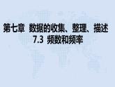 苏科版八年级下册7.3频数与频率(共14张PPT)