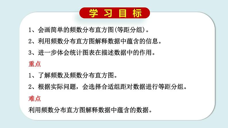 第7.4频数分布表和频数分布直方图 课件2021-2022学年苏科版八年级数学下册第3页