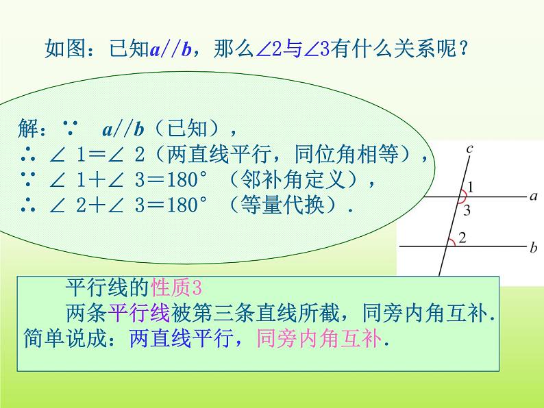 苏科版七年级数学下册 7.2 探索平行线的性质_ 课件07