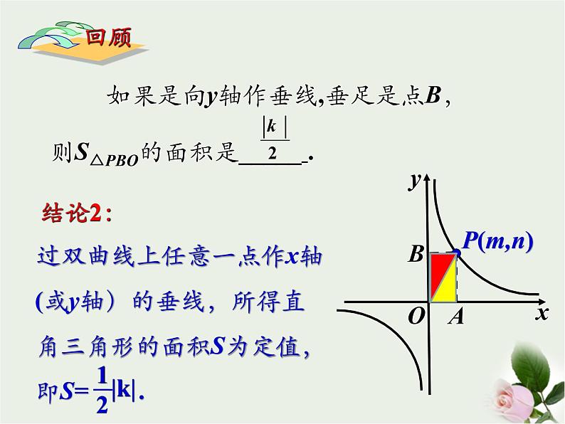 11.3用反比例函数解决问题--面积问题课件 2021—2022学年苏科版数学八年级下册05