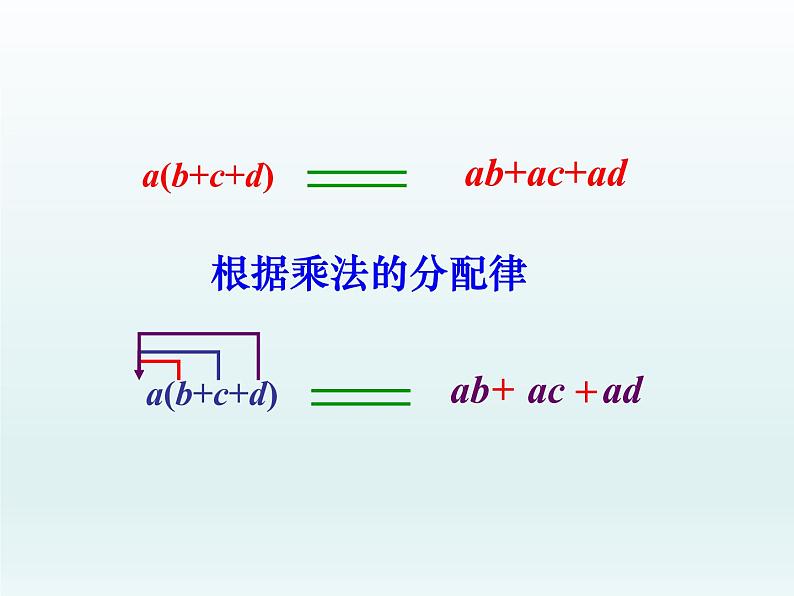 苏科版七年级数学下册 9.2 单项式乘多项式_ 课件04