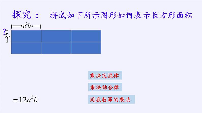 苏科版七年级数学下册 9.1 单项式乘单项式(4) 课件第4页