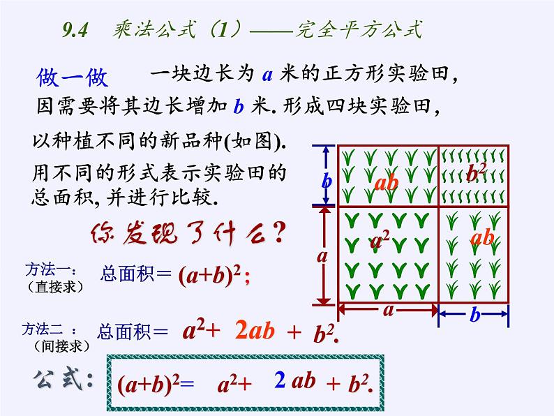 苏科版七年级数学下册 9.4 乘法公式(8) 课件03