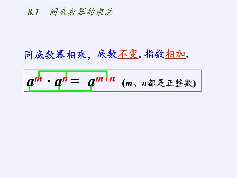 苏科版七年级数学下册 8.1 同底数幂的乘法(7) 课件第5页