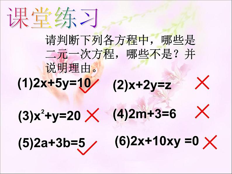 苏科版七年级数学下册 10.2  二元一次方程组_(2) 课件第7页