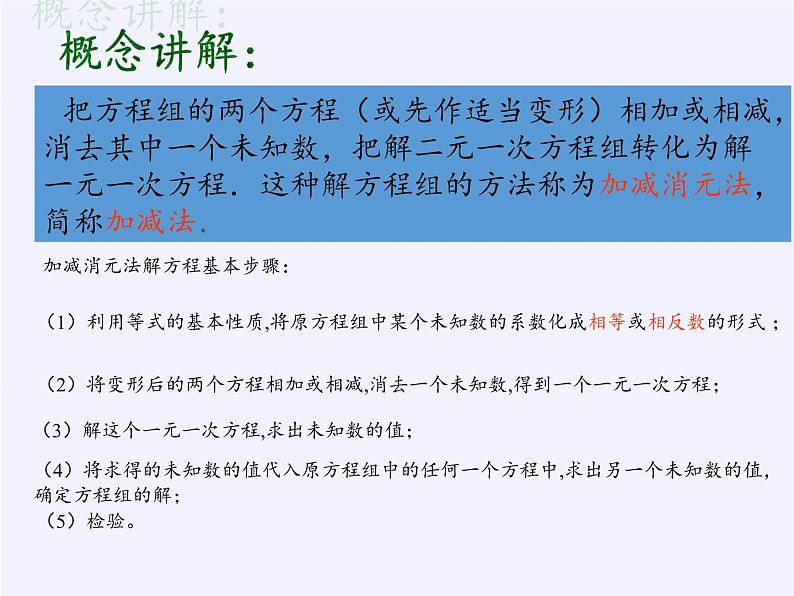 苏科版七年级数学下册 10.3 解二元一次方程组(12) 课件第5页