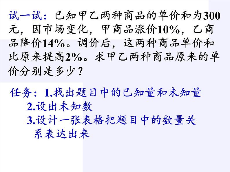 苏科版七年级数学下册 10.5 用二元一次方程组解决问题(22) 课件05