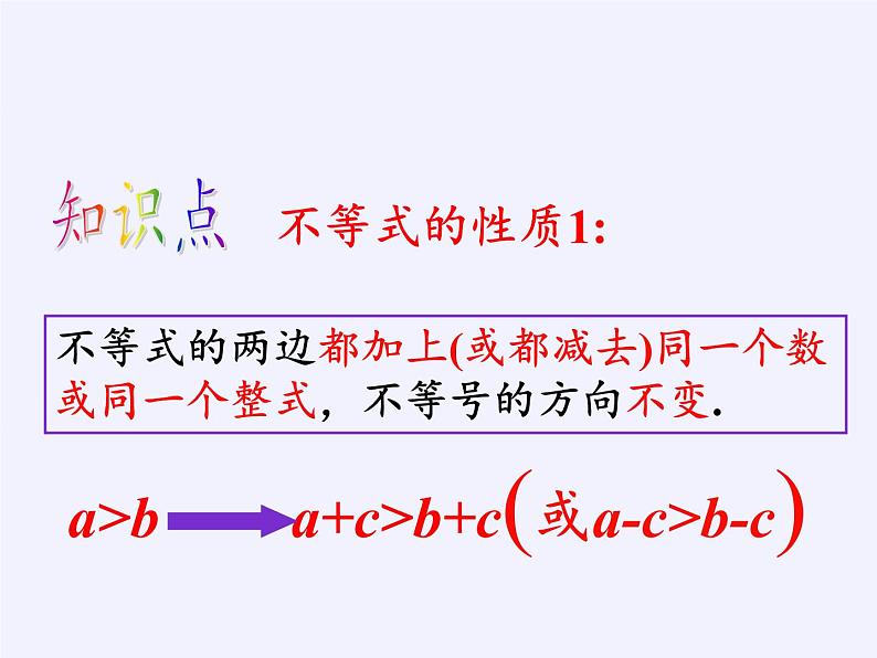 苏科版七年级数学下册 11.3 不等式的性质(2) 课件06