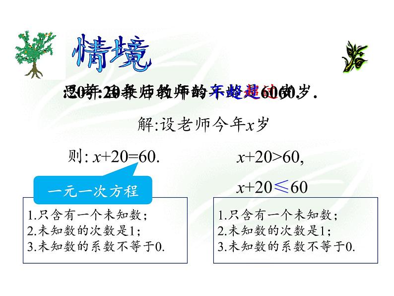 苏科版七年级数学下册 11.4 解一元一次不等式(15) 课件第2页