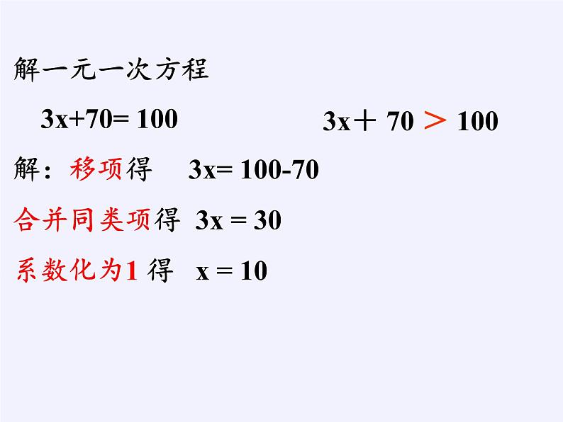 苏科版七年级数学下册 11.4 解一元一次不等式(11) 课件第3页