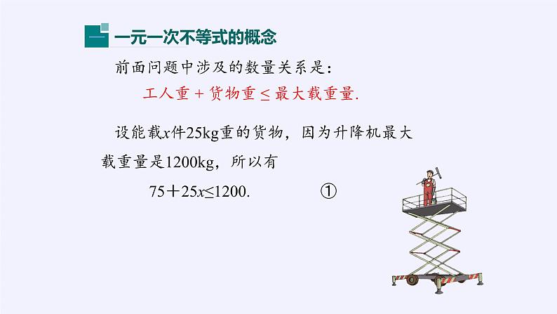 苏科版七年级数学下册 11.4 解一元一次不等式(7) 课件第4页