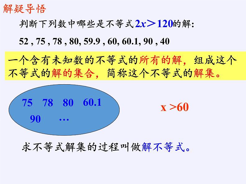 苏科版七年级数学下册 11.2 不等式的解集(1) 课件05