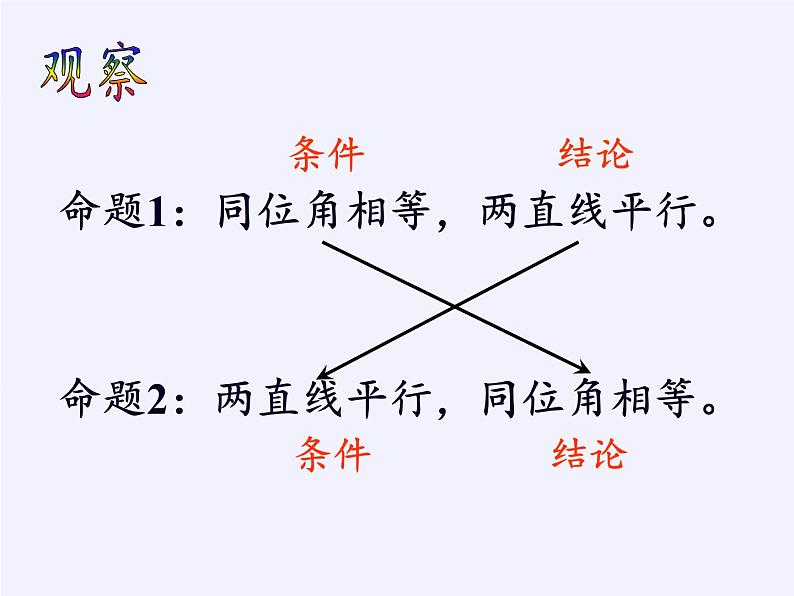 苏科版七年级数学下册 12.3 互逆命题(15) 课件第3页