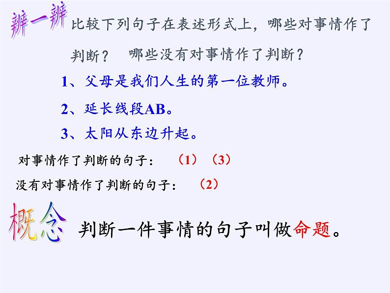 苏科版七年级数学下册 12.1 定义与命题(9) 课件第6页