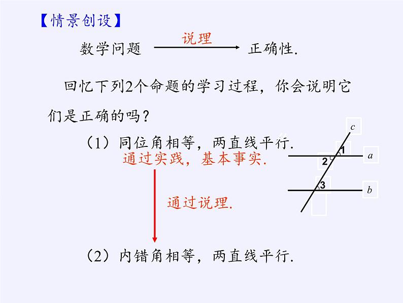 苏科版七年级数学下册 12.2 证明(10) 课件第2页