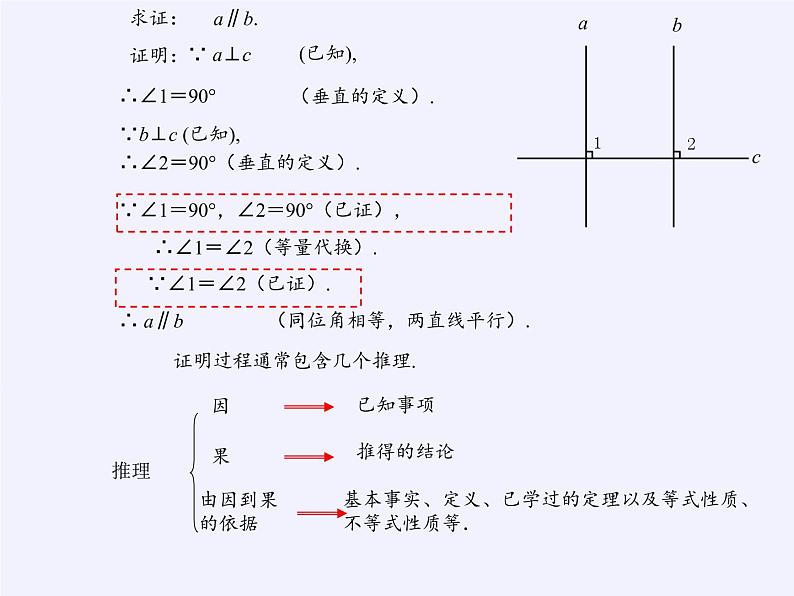 苏科版七年级数学下册 12.2 证明(10) 课件第6页