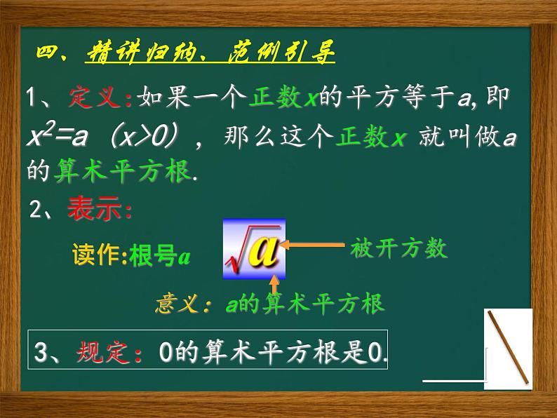 初中数学人教版七年级下册算数平方根课件PPT第5页