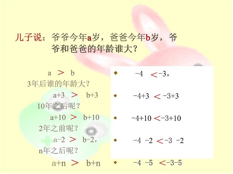 初中数学人教版七年级下册不等式的性质12课件PPT04