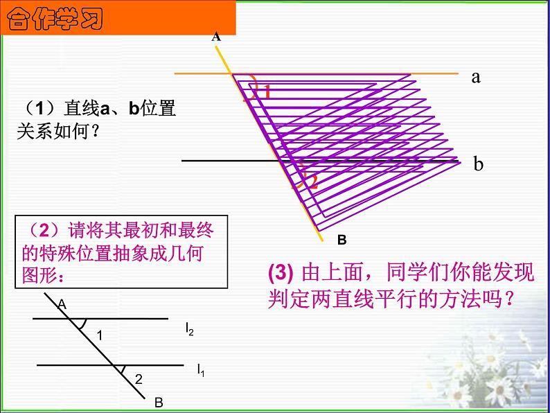 初中数学人教版七年级下册平行线判定21课件PPT第7页