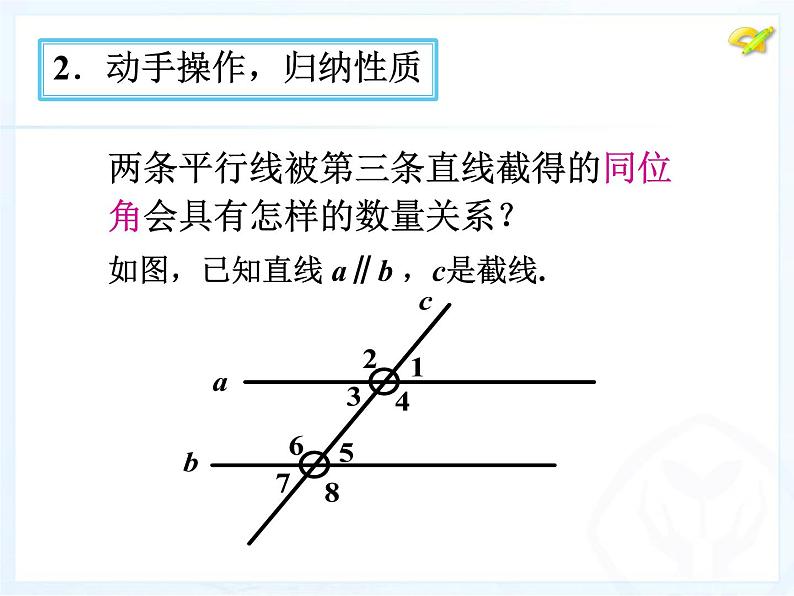 初中数学人教版七年级下册53平行线的性质课件PPT第5页