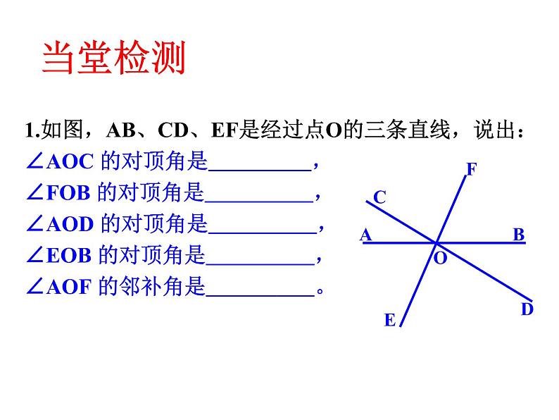 初中数学人教版七年级下册章前引言及相交线课件PPT第7页