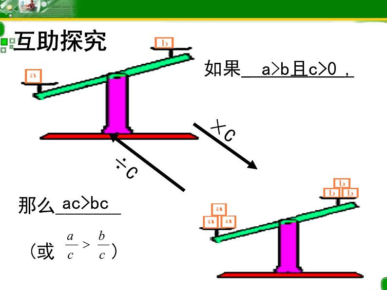 初中数学人教版七年级下册不等式的性质12课件PPT08