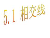 初中数学人教版七年级下册章前引言及相交线1课件PPT
