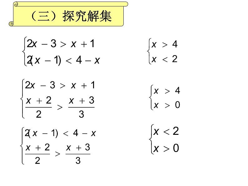 初中数学人教版七年级下册解一元一次不等式组3课件PPT第8页