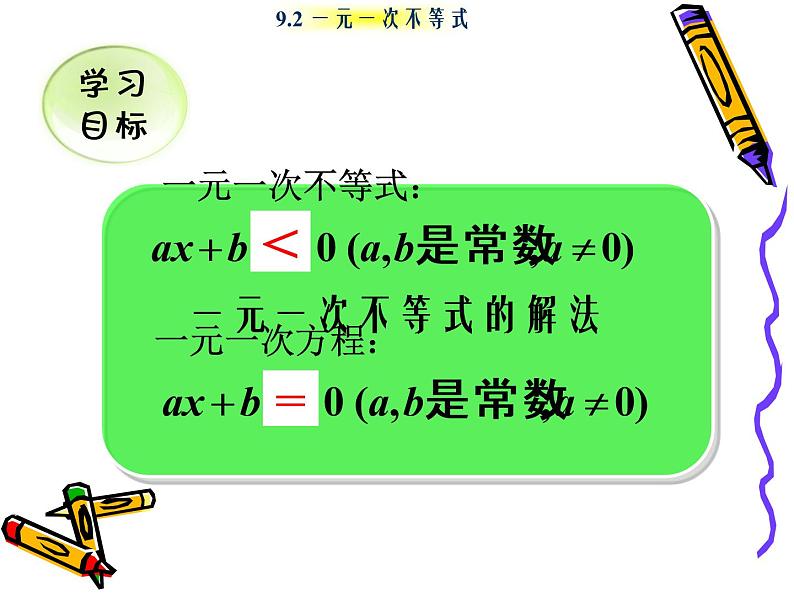 初中数学人教版七年级下册解一元一次不等式（性质3）3课件PPT第3页