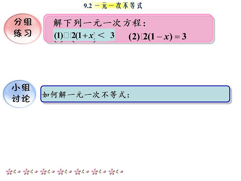 初中数学人教版七年级下册解一元一次不等式（性质3）3课件PPT第5页