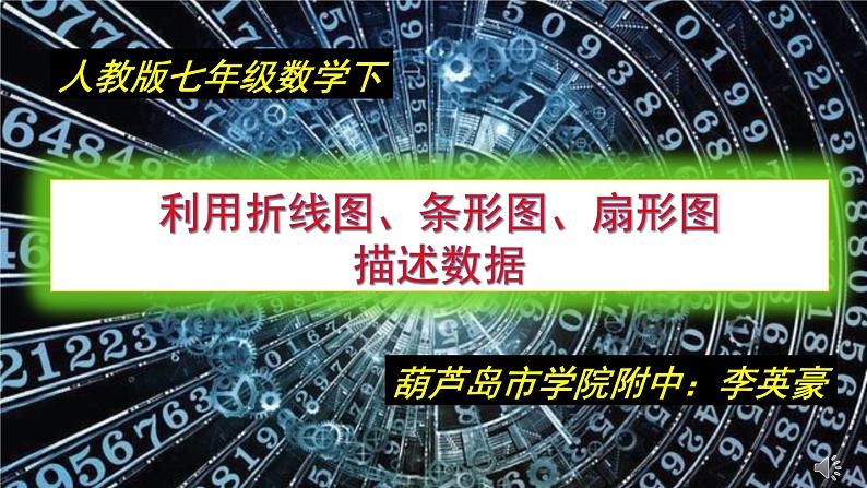 初中数学人教版七年级下册利用折线图条形图扇形图描述数据5课件PPT01