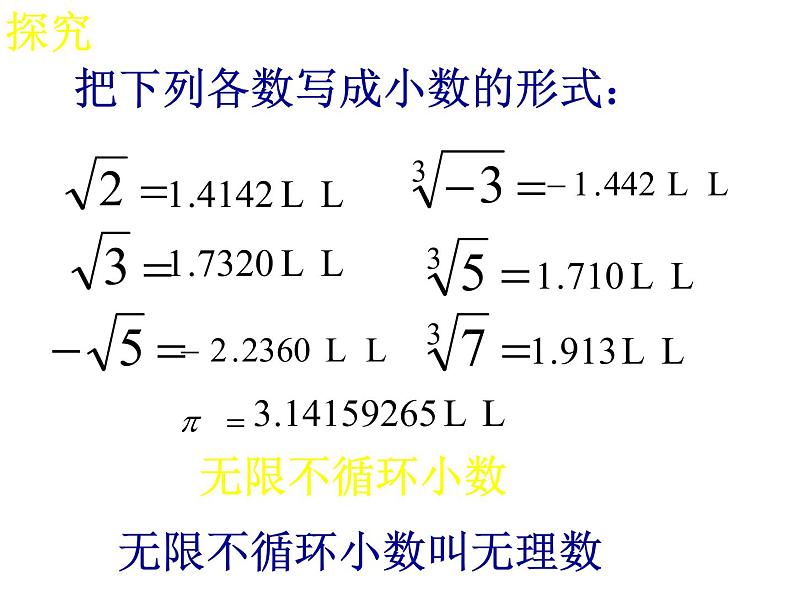 初中数学人教版七年级下册阅读与思考为什么√2不是有理数2课件PPT04