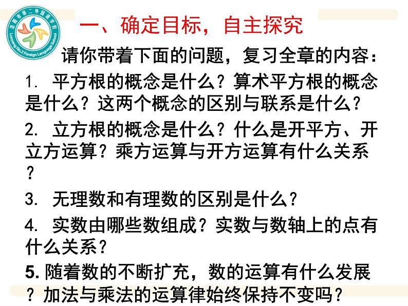 初中数学人教版七年级下册复习题6课件PPT第2页