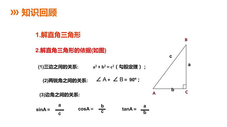 苏科版九年级数学下册课件：7.6利用锐角三角函数解决实际问题第2页