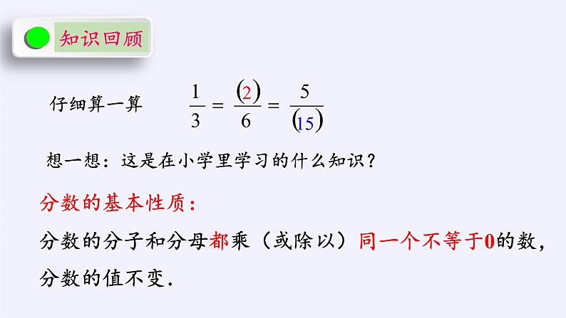 苏科版八年级数学下册 10.2 分式的基本性质(24)（课件）第2页