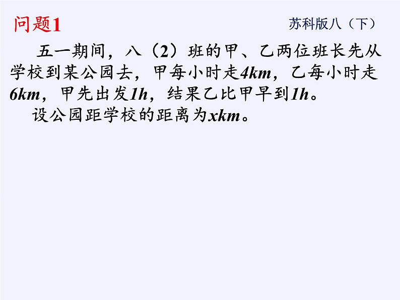 苏科版八年级数学下册 10.5 分式方程(19)（课件）第2页