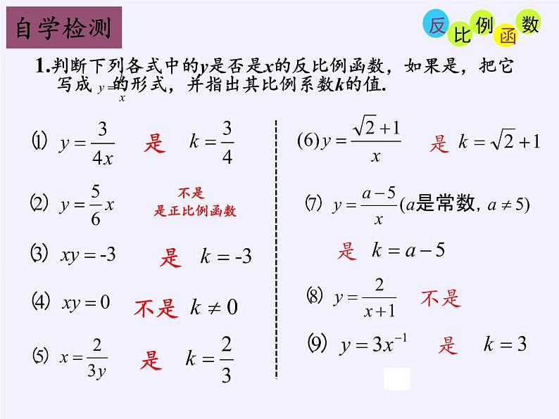 苏科版八年级数学下册 11.1 反比例函数(3)（课件）06