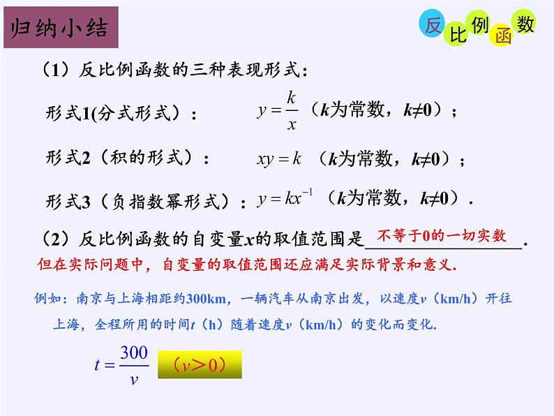 苏科版八年级数学下册 11.1 反比例函数(3)（课件）08