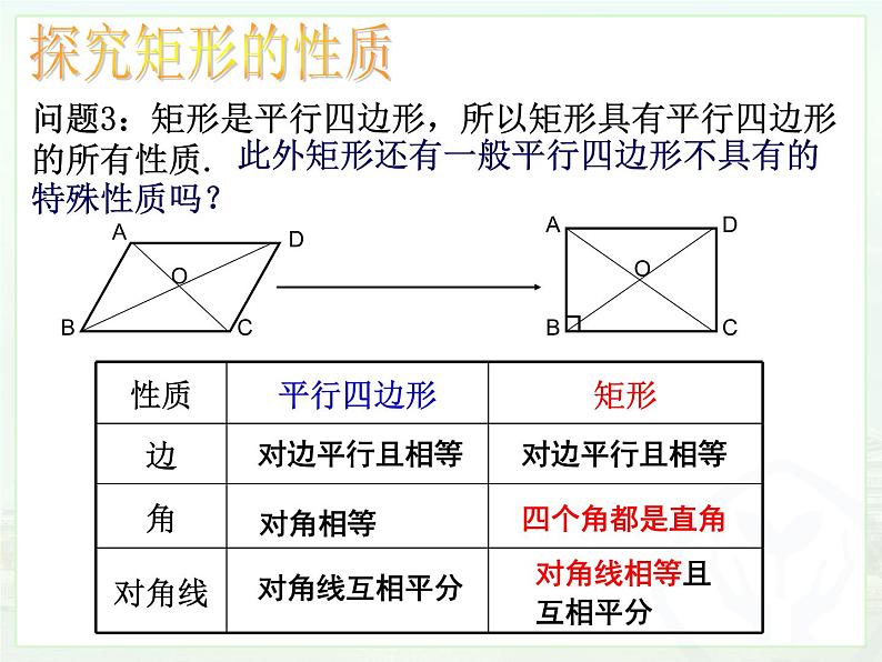 初中数学人教 版八年级下册 矩形的性质1 课件第4页