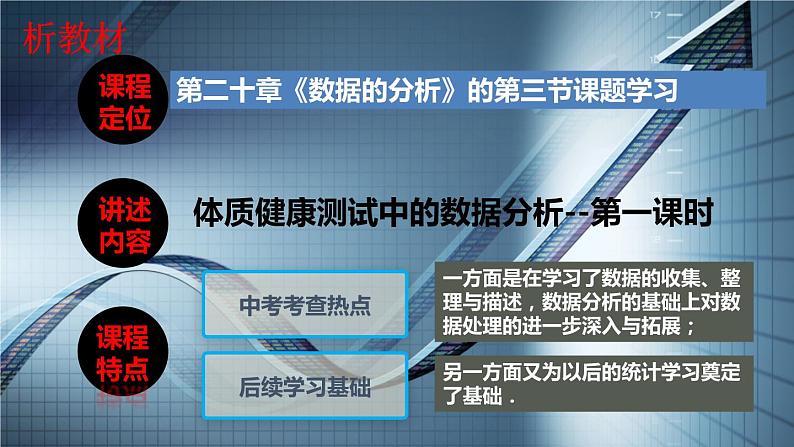 初中数学人教 版八年级下册 课题学习体质健康测试中的数据分析2 课件第5页