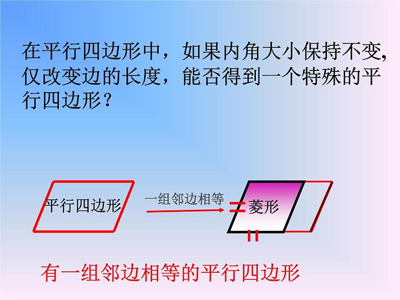 初中数学人教 版八年级下册 菱形的性质 课件02