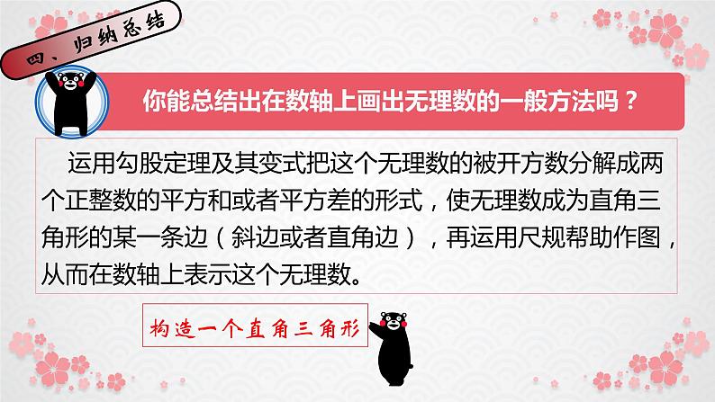 初中数学人教 版八年级下册 数轴表示根号132 课件第7页