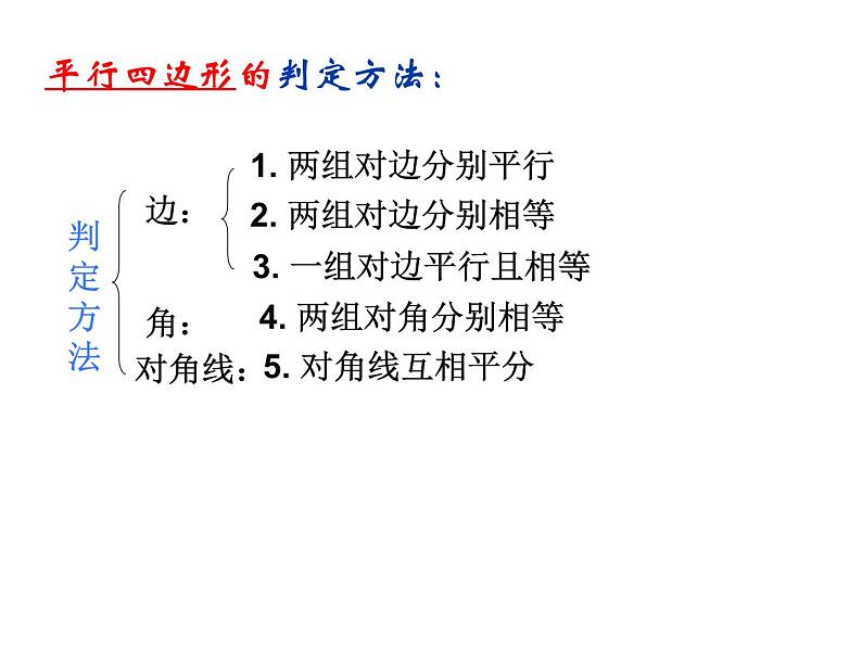 初中数学人教 版八年级下册 平行四边形判定定理的简单应用 课件04