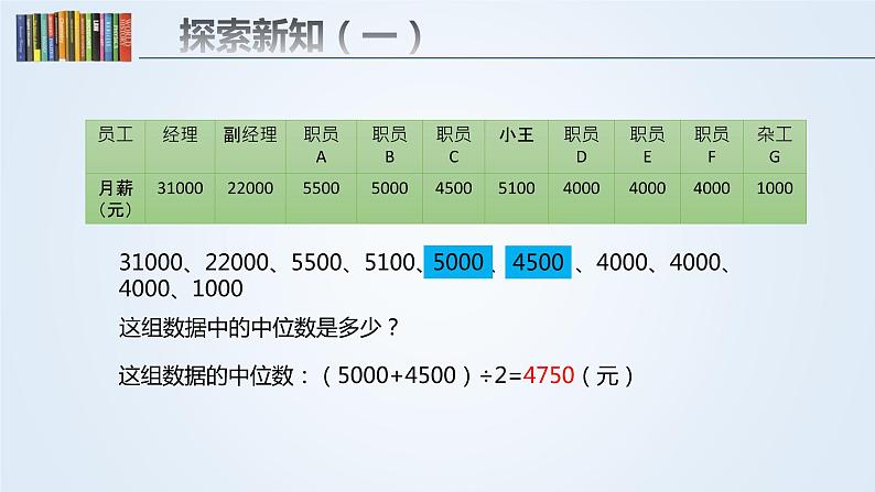 初中数学人教 版八年级下册 众数1 课件第6页