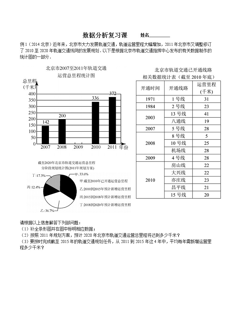 初中数学人教 版八年级下册 构建知识体系1教案01